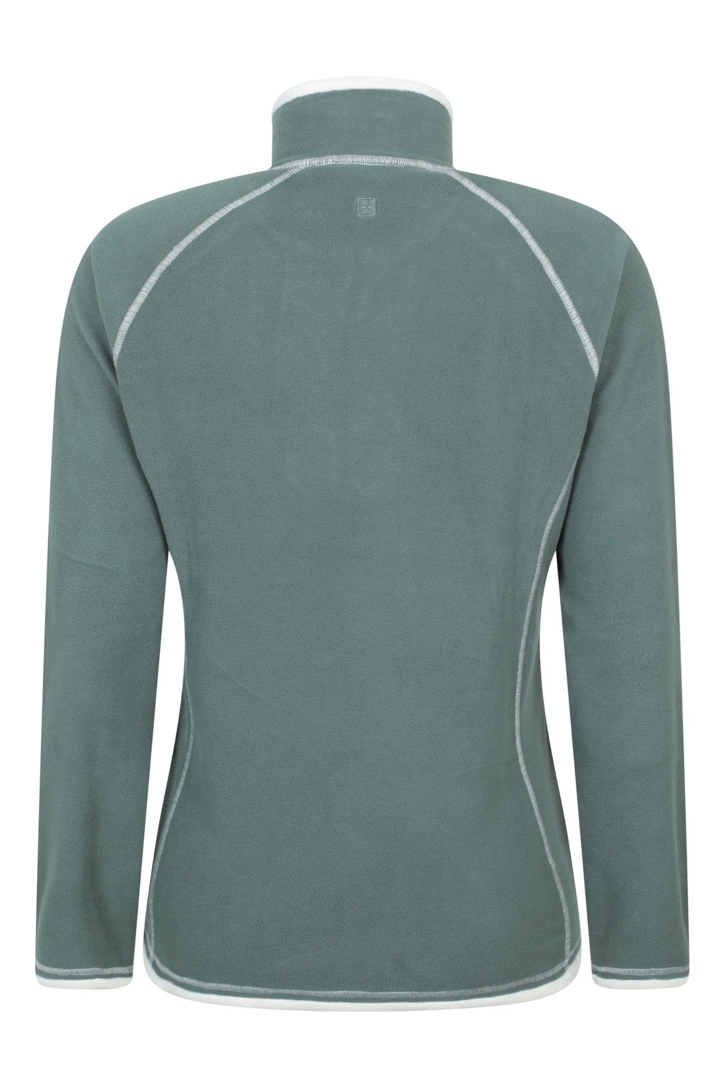 Mountain Warehouse Montana Womens Microfleece - Breathable Ladies Sweater, Quick Drying Pullover, Warm Fleece Jacket, Half Zip - For Spring Summer, Travelling, Outdoors Dark Green Women's Size 16
