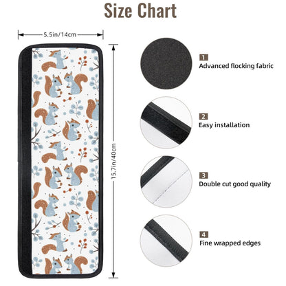 Buyidec Refrigerator Door Handle Covers Cute Squirrels Winter Snow Fridge Handle Cover Washable Dishwasher Microwave Fridge Oven Door Decor Handle Cover Keep Your Kitchen Appliances Clean