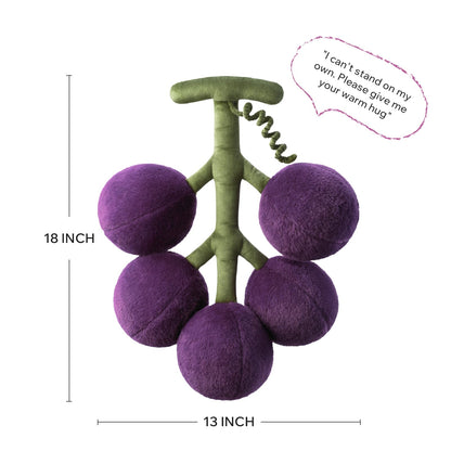 Phantoscope Papaya Shaped Throw Pillow, Fruit Themed Cushion for Couch, Bed and Chair, Pink, 10 x 15 inches