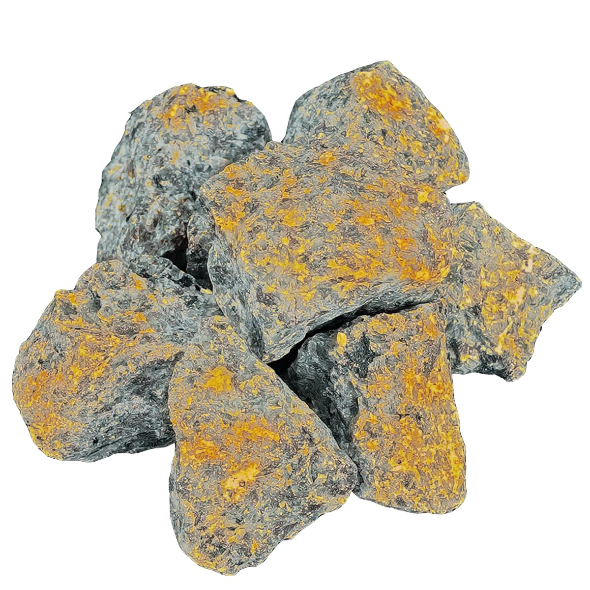 Natural Yooperlite Stone Rock Glow Under UV Light Raw Rough Crystal for Rock Tumbling, Decor, Crafts, Gift
