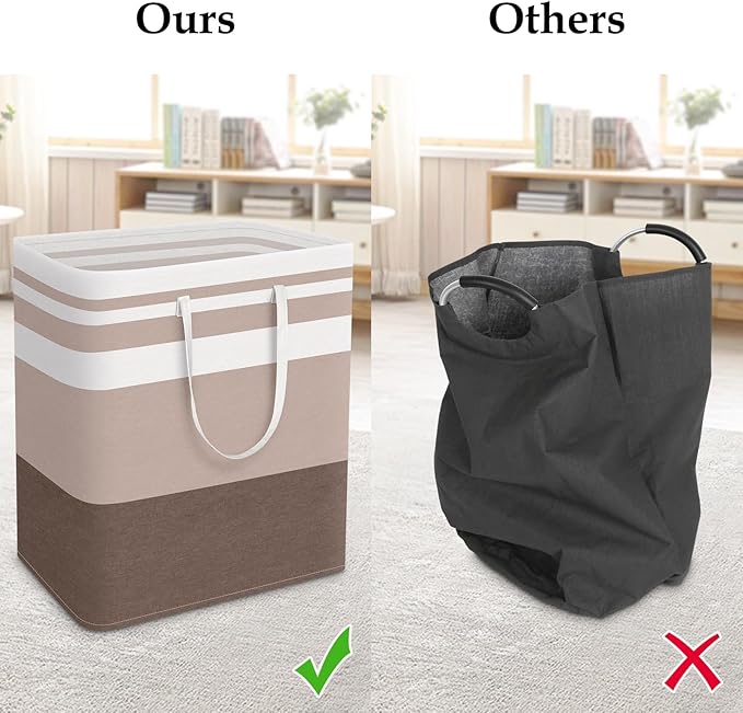StorageRight Large Collapsible Laundry Basket Hamper