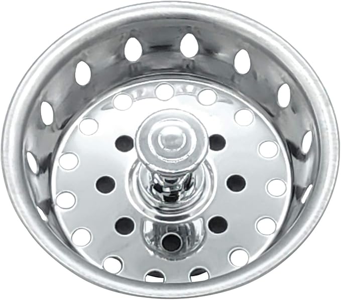Replacement Kitchen Sink Stainless Steel Basket Strainer