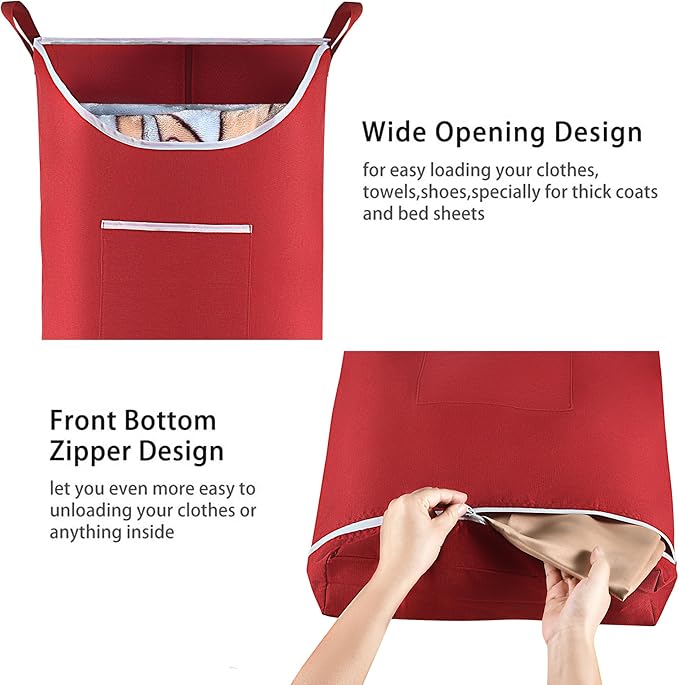 Hanging Laundry Hamper Bag Behind Door Hampers