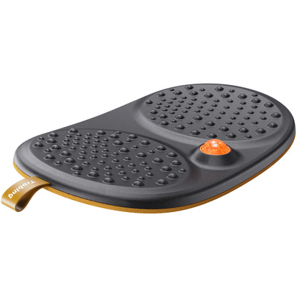 Trobing Standing Desk Mat Balance Board with Rollerball, Wooden Wobble Anti Fatigue Mat Balance Board for Standing Desk, Home Office Non-Slip Comfort Floor Mat to Relieve Foot, Knee, and Back Pain