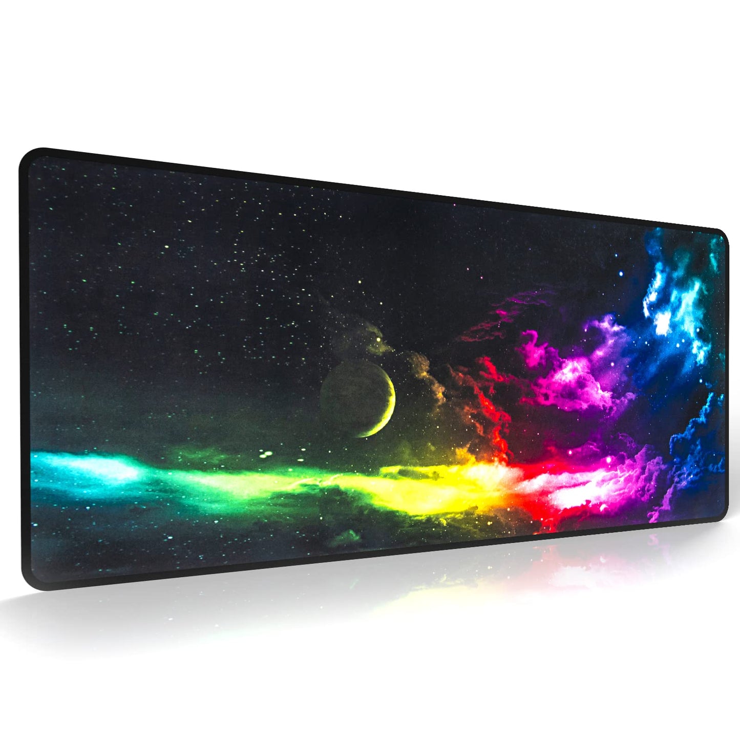 EFISH Mouse Pad (800 * 300 * 3 MM) Extended Large Mouse Mat Desk Pad, Stitched Edges Mousepad,Non-Slip Rubber Base,XL Gaming Mouse Pad for Office & Home