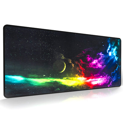 EFISH Mouse Pad (800 * 300 * 3 MM) Extended Large Mouse Mat Desk Pad, Stitched Edges Mousepad,Non-Slip Rubber Base,XL Gaming Mouse Pad for Office & Home