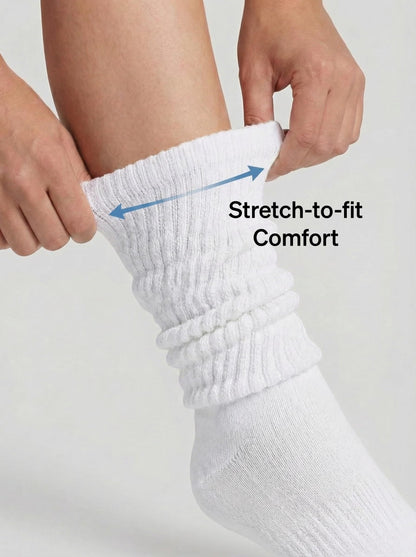 HUE Women's Slouch Socks, Slouchy Socks for Women (6-Pack)