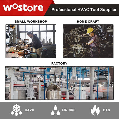 Wostore Double Flaring Tool Kit Copper Line Tube Cutter