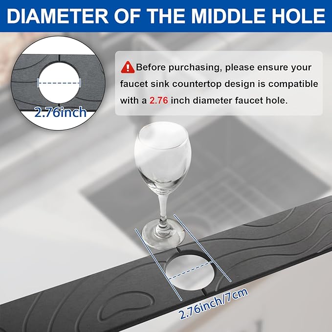 Faucet Mat for Kitchen Sink