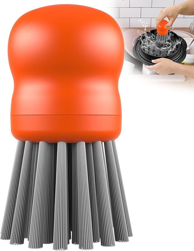 Mini Dish Brush for Cleaning Chicken Shredder, Palm Brush Dish Scrubber