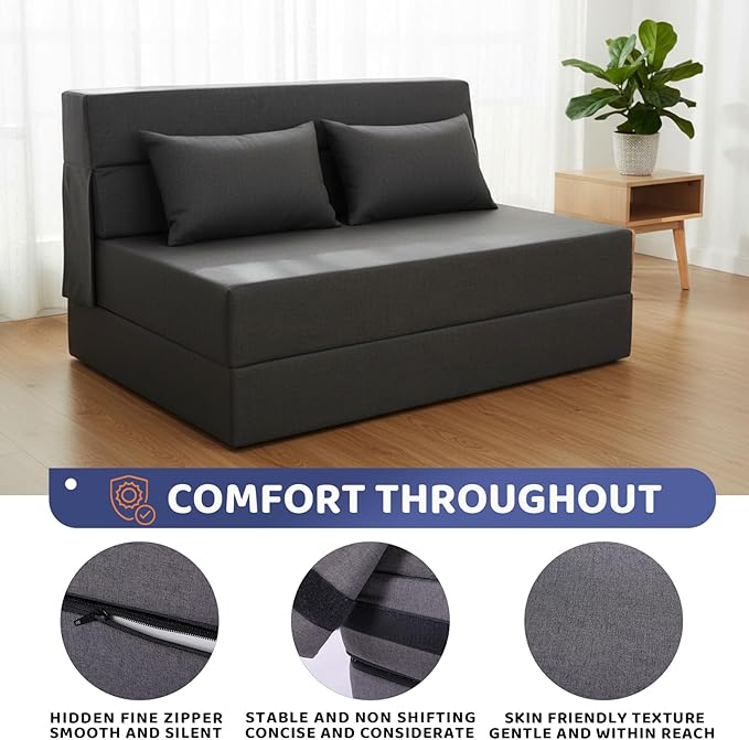 Fvkind Folding Sofa Bed, Foldable Sleeper Chair