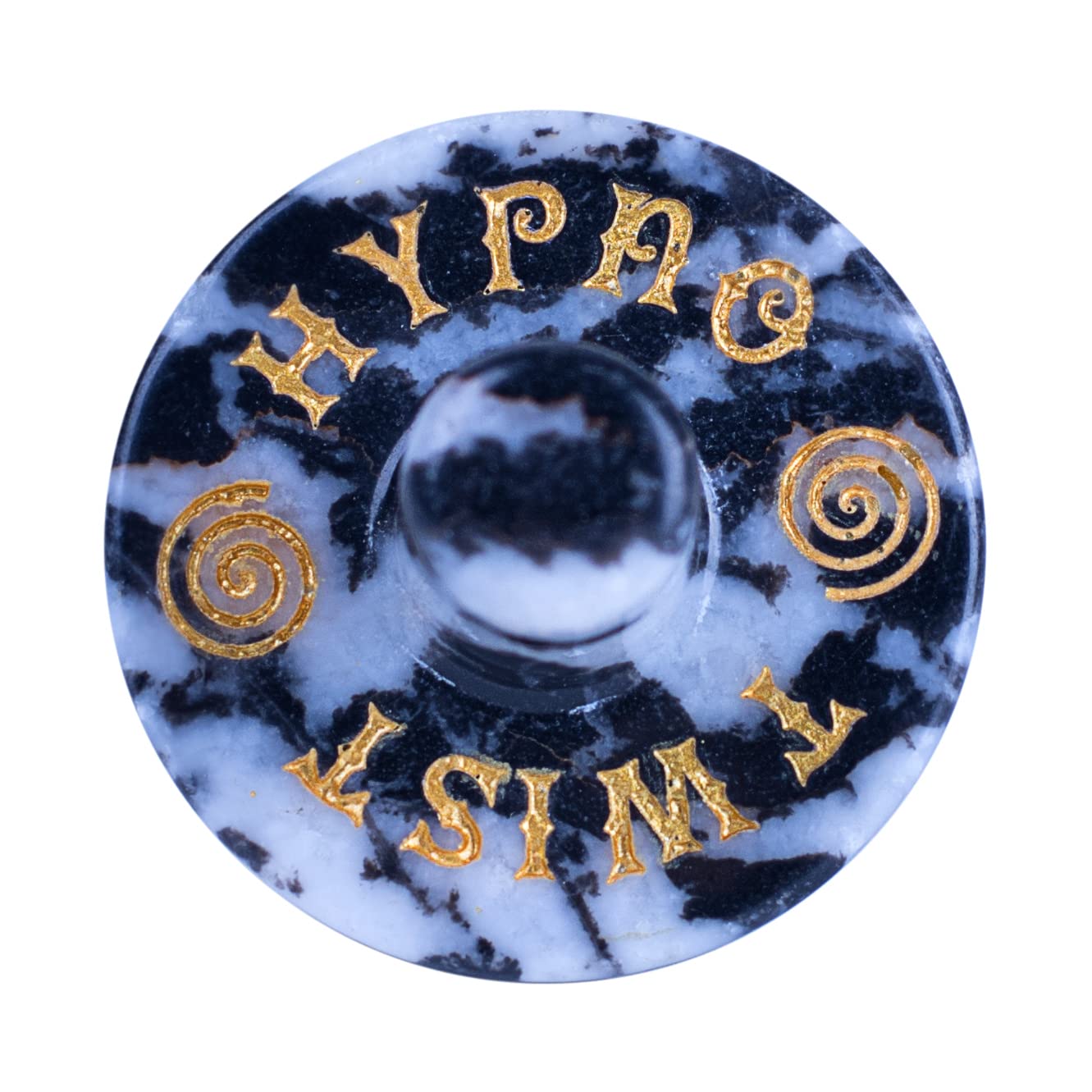 Naturally Wicked Hypnotwist Achieve Candle | Hypnotic Crystal Spell Candle | Inc Crystal Spinning Top