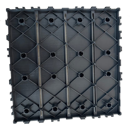 60 sq. ft Plastic Interlocking Deck Tiles,60 PCS Patio Deck Tiles,12"x12" Waterproof Outdoor Flooring All Weather Use, Patio Floor Decking Tiles for Porch Poolside Balcony Backyard