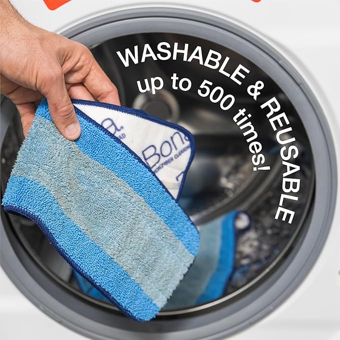 Bona Microfiber Pad 3-Pack includes Dusting, and Deep Cleaning Pad,
