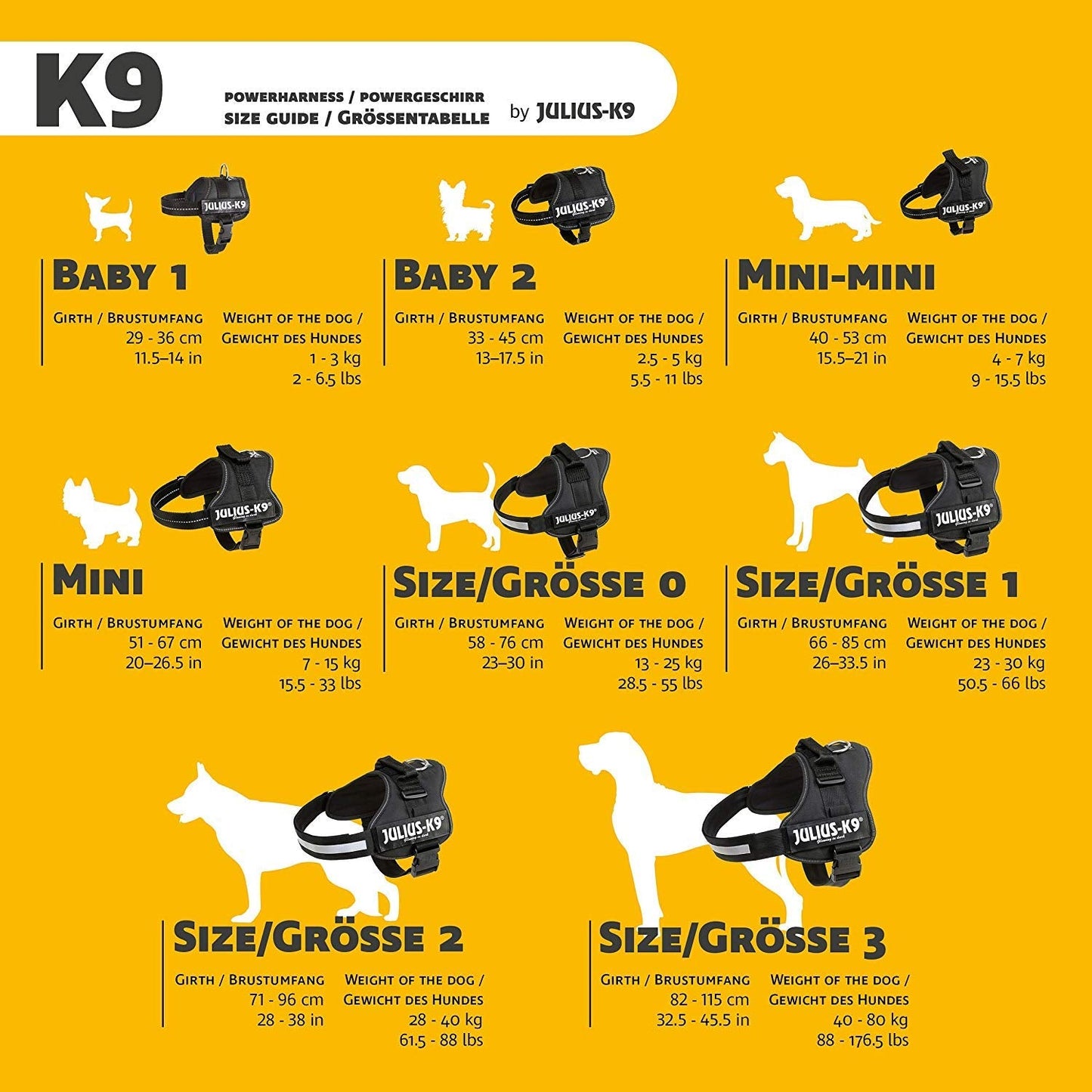 JULIUS-K9Powerharness, Size: M/0, Anthracite