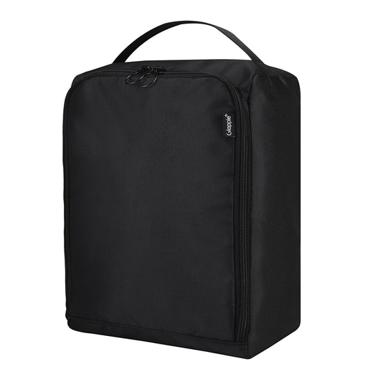 Gloppie Shoe Bags for Travel Shoe Pouch Portable Large Shoes Storage Bag for Men Women Shoe Organizer Black Shoe Packing Cubes for Travel Gym Sport Must Have for Business Trip Bolsa de Zapatos