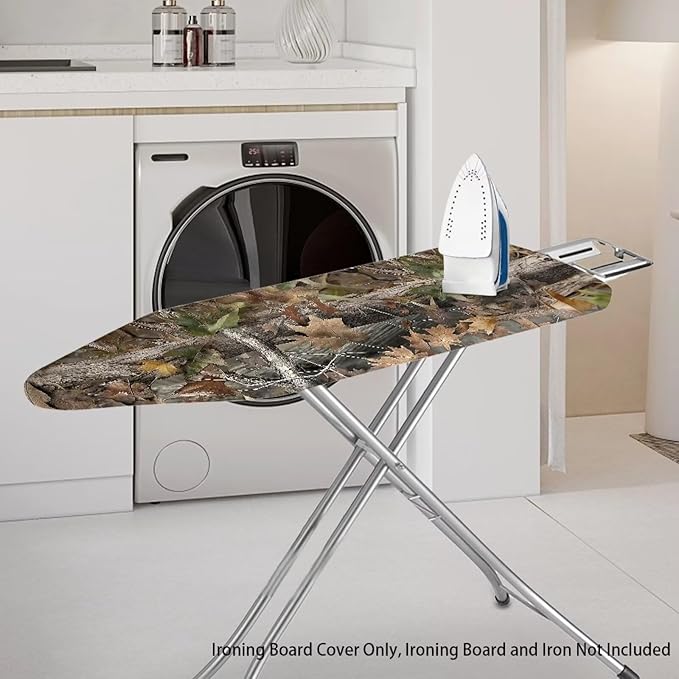Camo Forest Ironing Board Cover and Padding 15 X 54 Ironing Board Protective