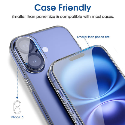 amFilm Easiest Installation OneTouch for iPhone 15 Pro Max Screen Protector [6.7 Inch] Tempered Glass + Camera Lens Protector, Auto-Alignment Tech, Bubble Free, Case Friendly, Anti-Scratch [2+2 Pack]