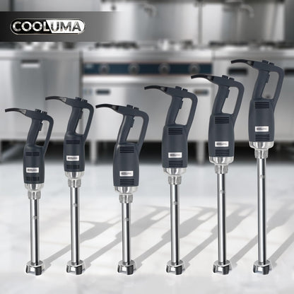 COOLUMA Commercial Immersion Blender, 500W Heavy Huty Hand Blender With 16 Inch Removable Shaft, 6,000-20,000 RPM Variable Speed, Industrial Hand Mixer For Pro Restaurant Kitchen.