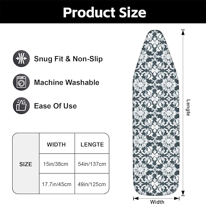 Ironing Board Cover, Standard Size Iron Board Covers