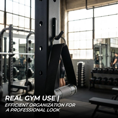 Lights Mountain Power Rack Hooks 10 Pack, J Hooks for Squat Rack, Heavy Duty Gym Storage Hooks for Resistance Bands, Belts, Chains & Cable Attachments & Accessories, Fits 5/8" & 1" Holes