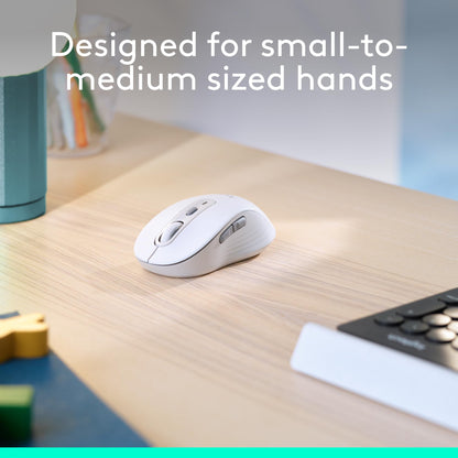 Logitech Wireless Mouse Signature M650 L Full Size - Large Hands, 2-Year Battery, Silent Clicks, Customizable Buttons, Bluetooth, PC/Mac/Chromebook - Black, Right-Handed, Large
