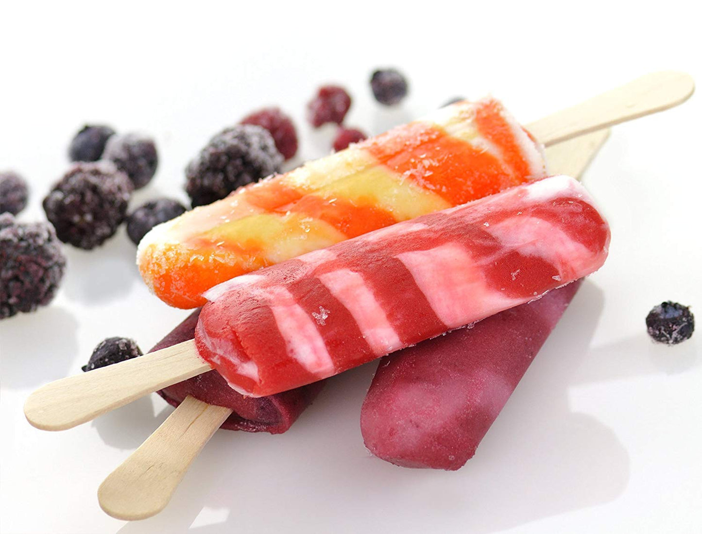Perfect Stix 5'' Unwrapped Plain Wooden Ice Cream/Taster Spoon 2000ct