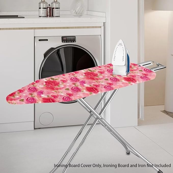 Rose Design Extra Thick Ironing Board Covers