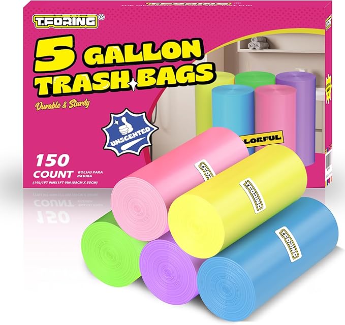 5 Gallon Trash Bags Extra Thick