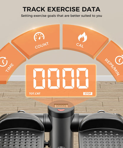 Steppers for Exercise at Home,Mini Stepper with Exercise Equipment for Home Workouts,Hydraulic Fitness Stair Stepper