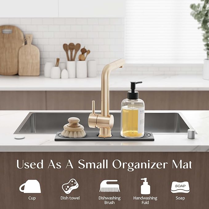 Kitchen Sink Faucet Mat