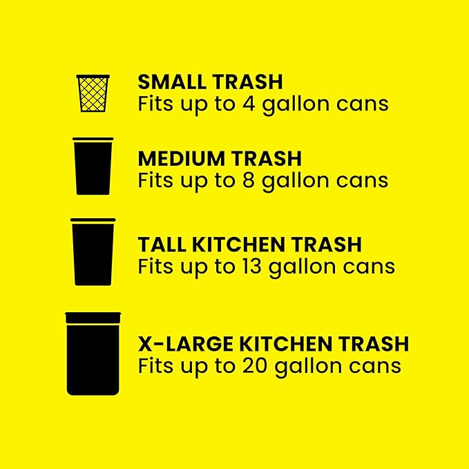 Glad Tall Kitchen Trash Bags 13 Gallon, MaxStrength Eucalyptus and Peppermint