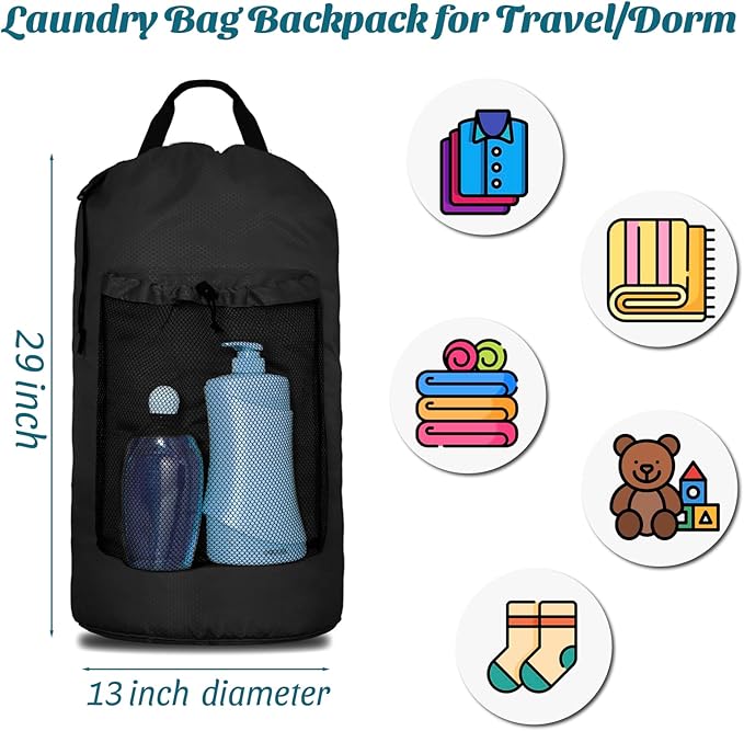 Laundry Bag Backpack Large Travel Laundry Backpack