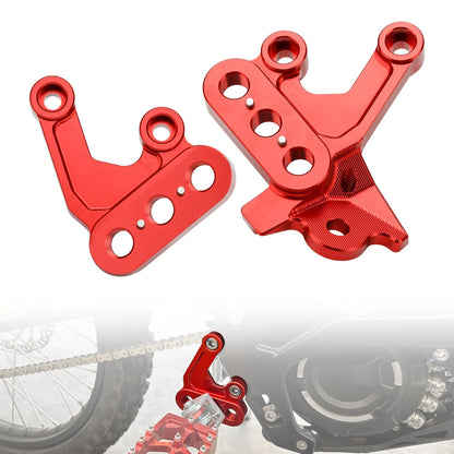 LKV Surron Peg Bracket for Sur Ron Light Bee X/S, CNC Aluminum Foot Peg Mount Pedal Support for Electric Dirt Bike, Heavy Duty Footrest Replacement (Red)