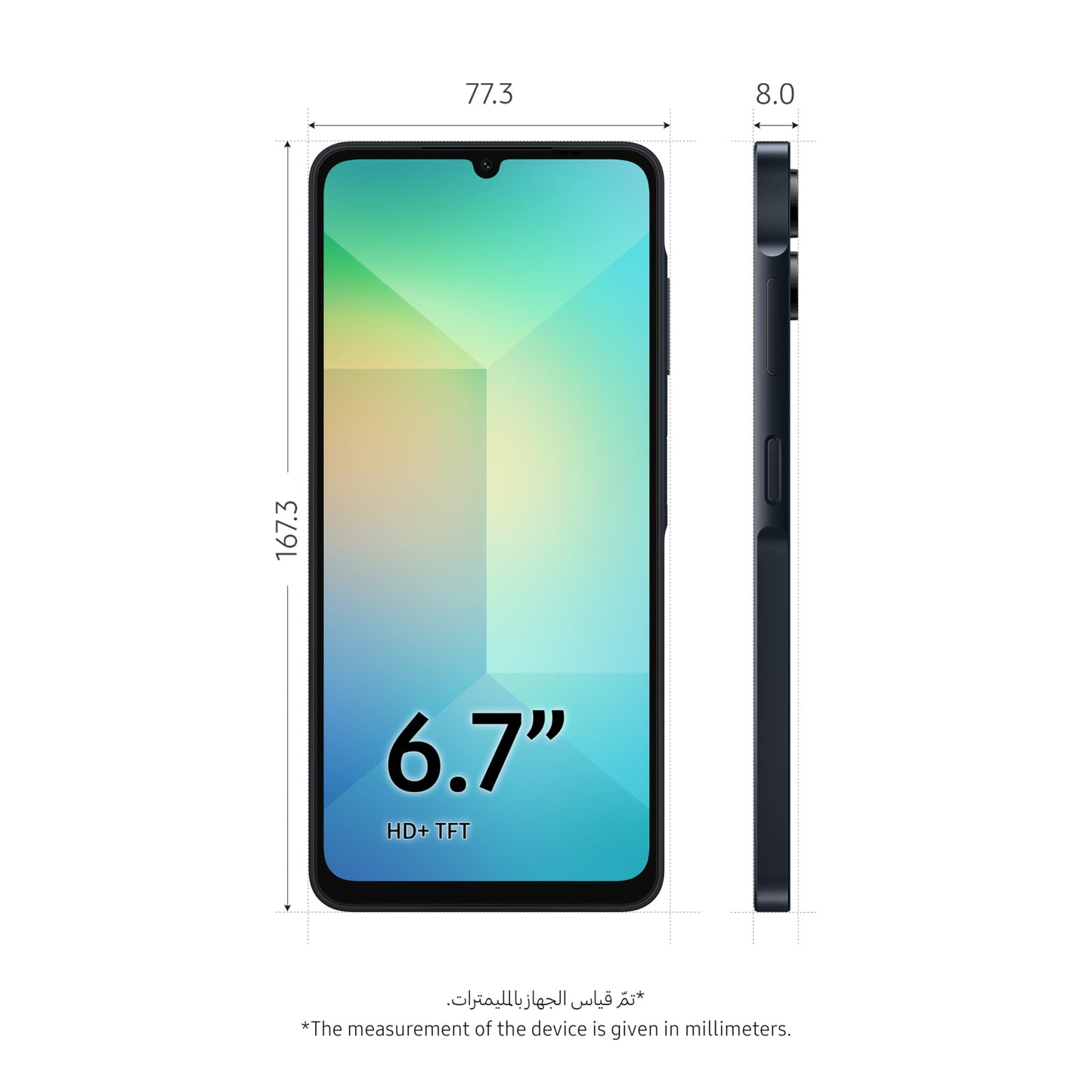 Samsung Galaxy A06 4G 4/64GB Unlocked & Sim free Smartphone Black.