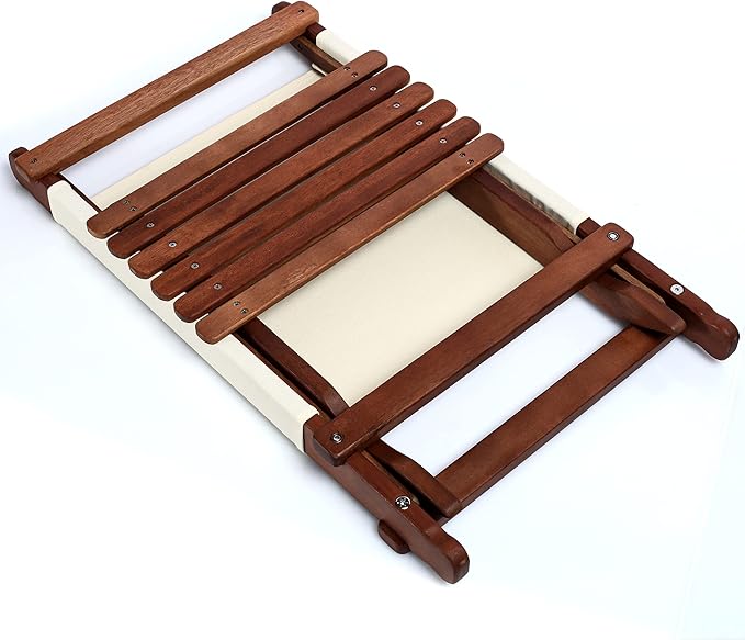 BYER OF MAINE Pangean Lounger Chair – Portable, Lightweight, Foldable Wood and