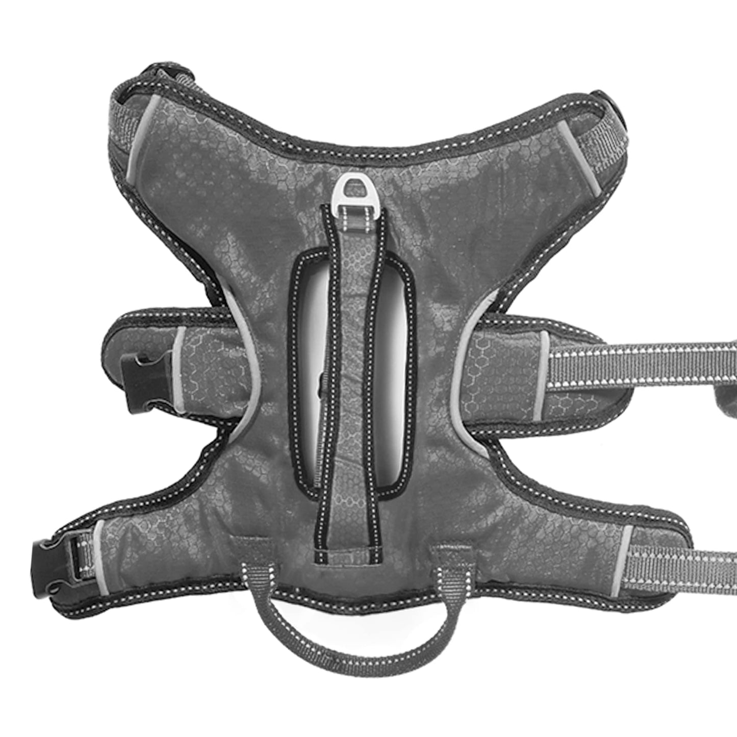 Tuff Pupper Escape Proof No Escape Dog Harness | 5 Point Adjustable Fit Harness for Dogs | Padded Dog Harnesses | Handle Dog Lift Harnesses