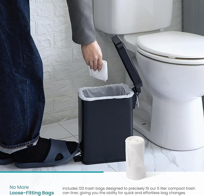 Home Zone Living 1.3 Gallon Trash Bags