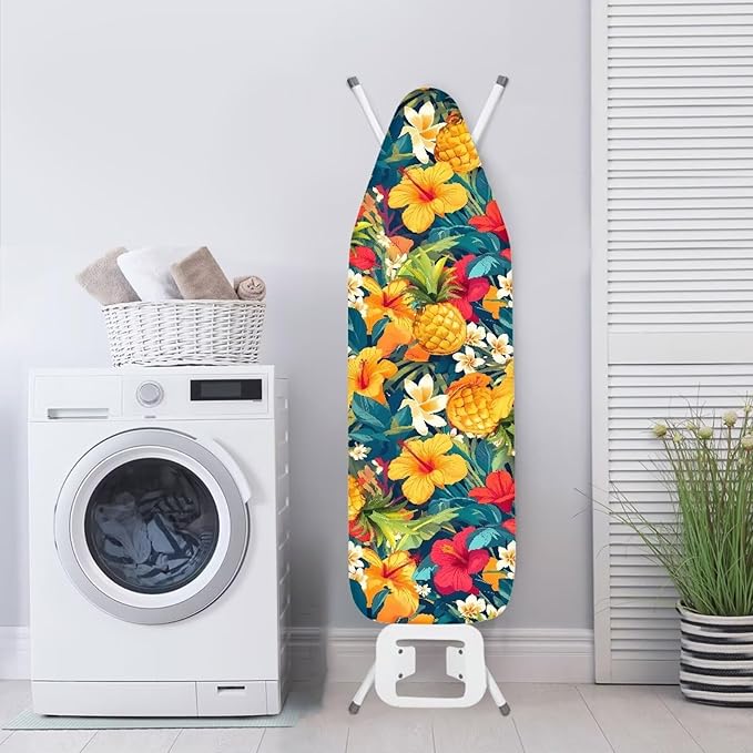 Cute Green Palm Ironing Board Cover and Pad Standard Tabletop Ironing Board