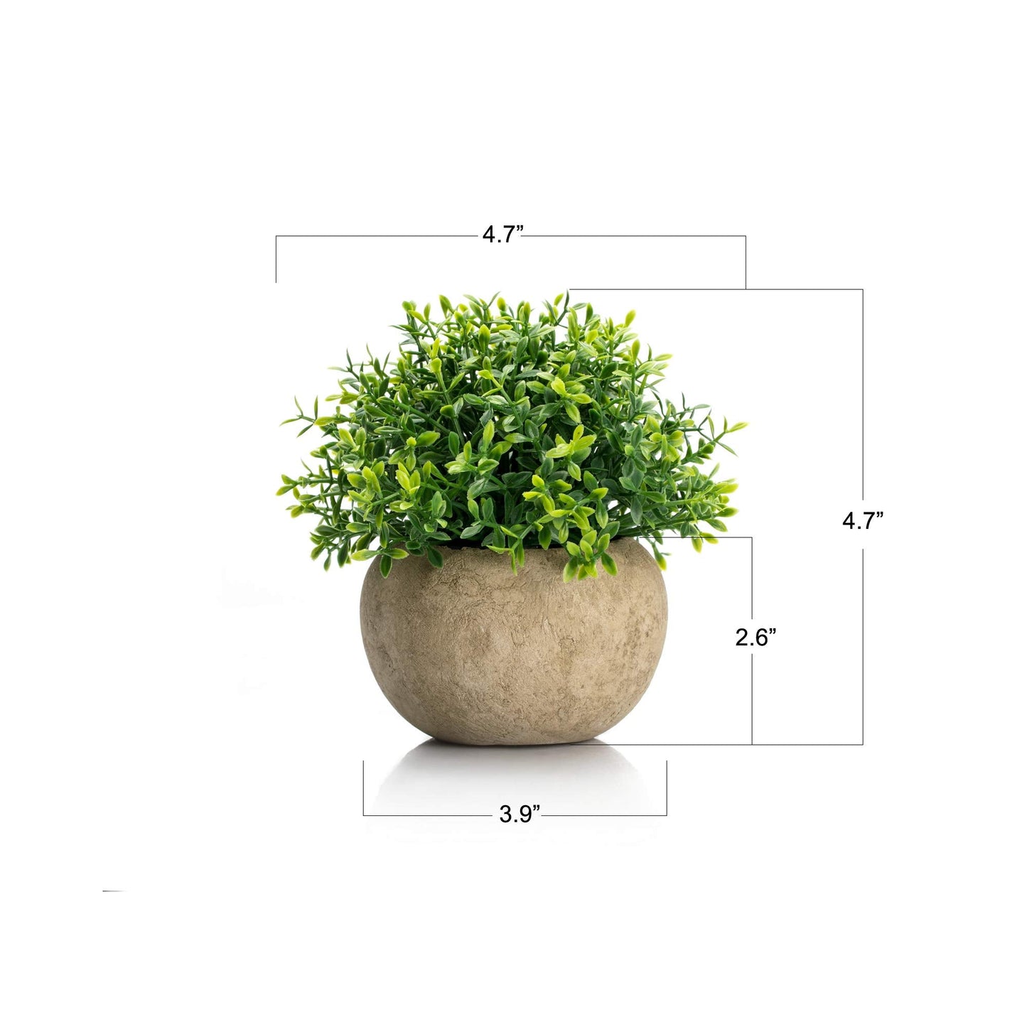 Velener 2Pcs Mini Artificial Boxwood Topiary Faux Plants Indoor- Small Fake Plants Decor Magnolia Home Office Desk Cubicle Farmhouse Kitchen Bookshelf Bedroom Bathroom Decor, Aloe Vera Zen Garden