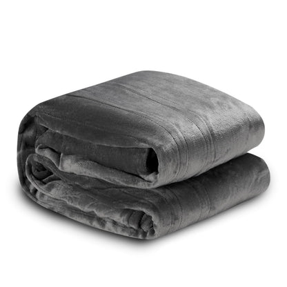 Electric Heated Blanket Full Size 72"x84", Cozy Large Oversized, 5 Heating Levels & 10 Hours Auto Off, Cozy for Bed, Sofa, & Office, Machine Washable, Purple