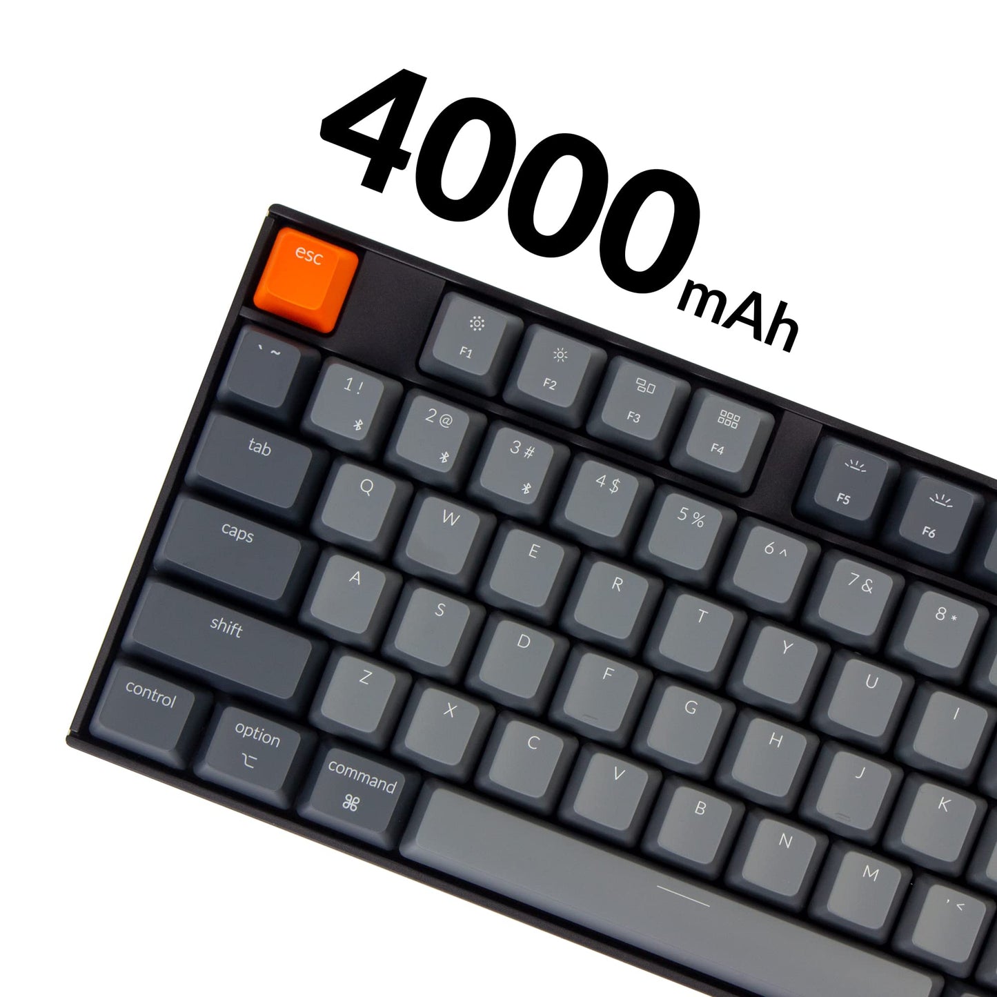 Keychron K10 Full Size 104 Keys Bluetooth Wireless Mechanical Gaming Keyboard for Mac Windows K Pro Brown Switch, Multitasking/White LED Backlight/USB C Wired Computer Keyboard