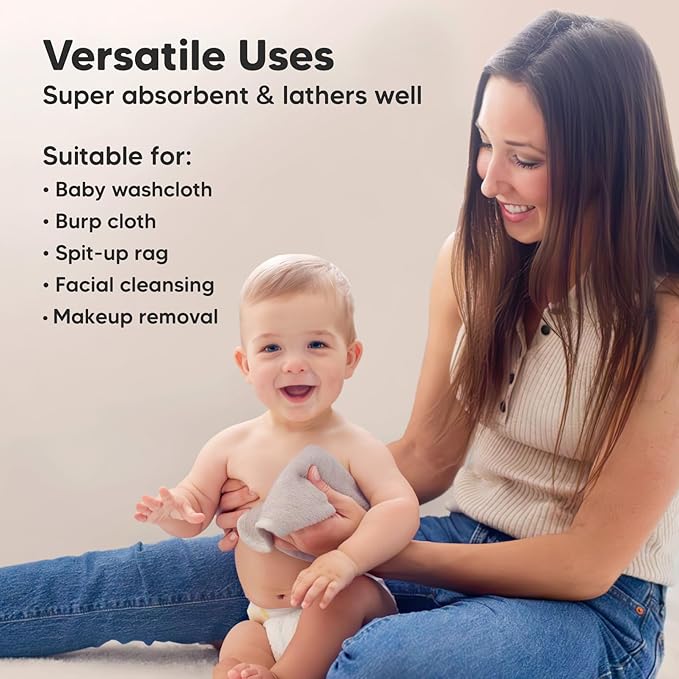 6-Pack Baby Washcloths