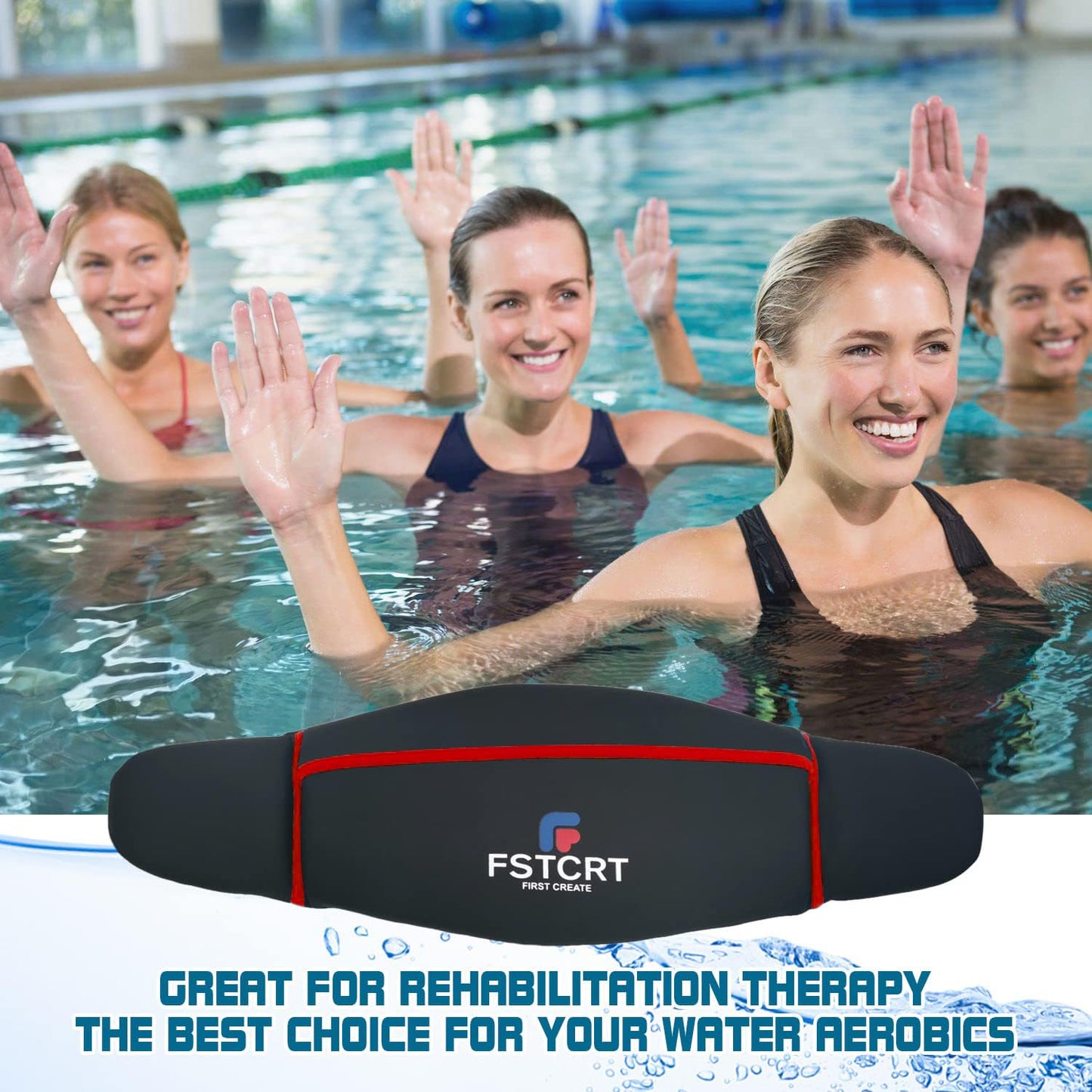 Swim Belts for Adults, Flotation Belt, Water Aerobics Belt, Swimming Belts for Exercise, Pool Exercise Equipment for Woman and Man, Water Aerobic Equipment