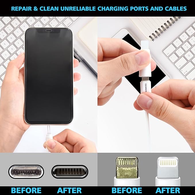 Phone Cleaning Kit, Cell Phone Cleaning Repair and Recovery Phone Charging Port