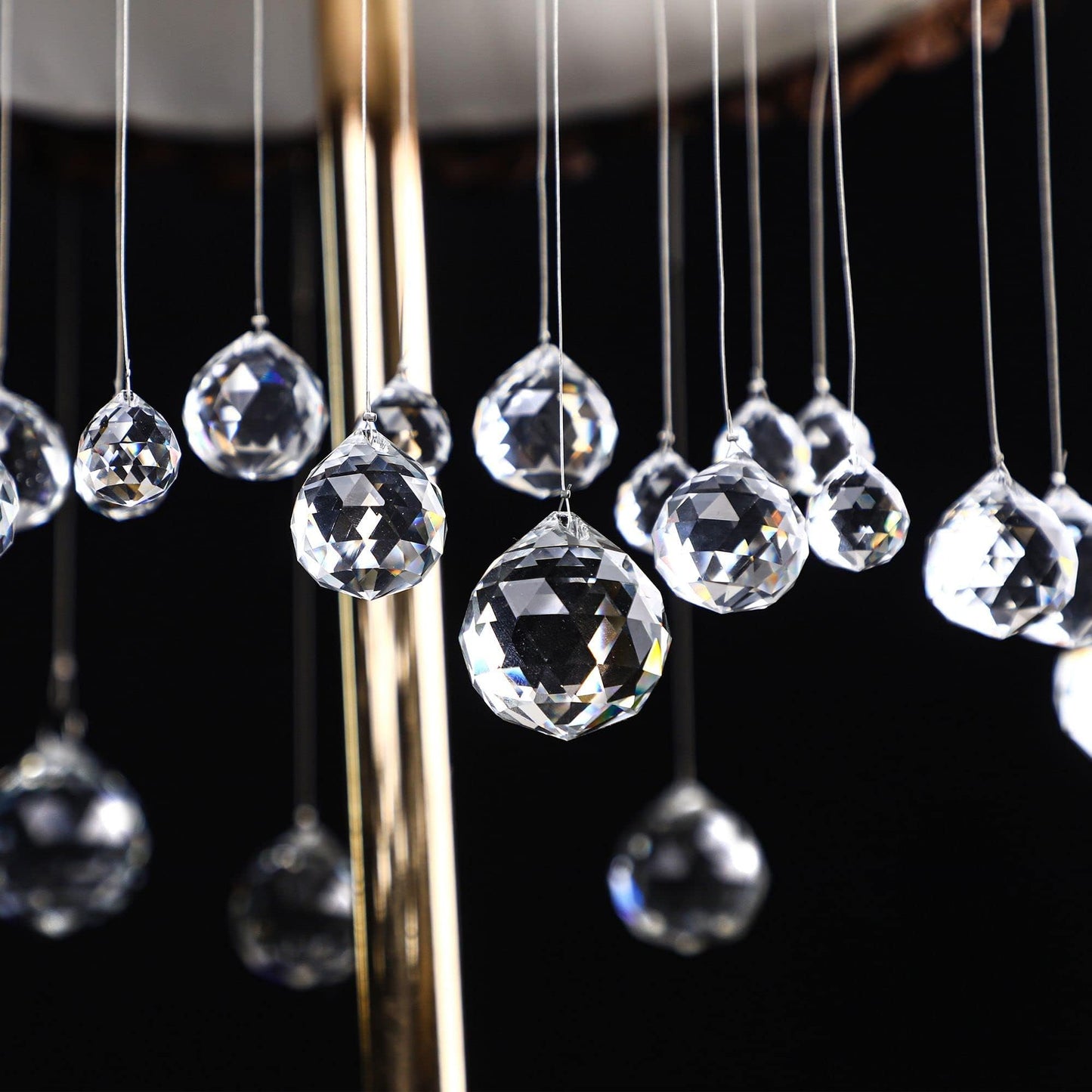 HDCRYSTALGIFTS Crystalsuncatcher 24pcs Clear Crystal Ball Prism Suncatcher Rainbow Pendants Maker, Hanging Crystals Prisms for Windows,20mm