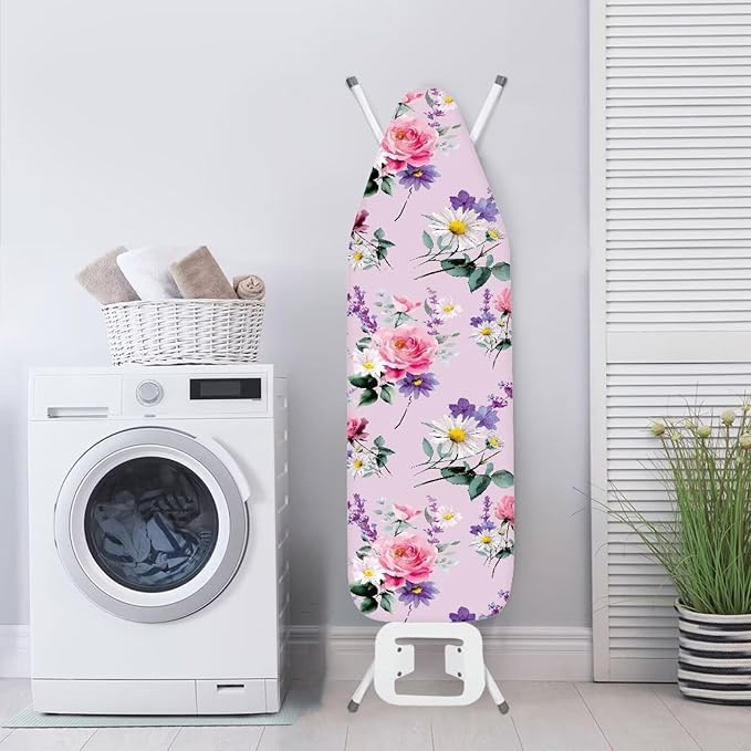 Daisy Flower Ironing Board Cover Standard Ironing Board Protector Washable