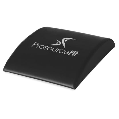 ProsourceFit Abdominal Ab Mat 15x12, High Density Core Trainer for Workouts, Conditioning, Posture Support, and Crunch Exercises; Home Fitness Equipment, Black