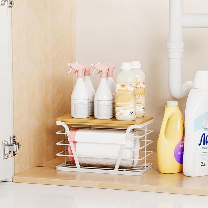 Small Grocery Bag Holder, Trash Bag Dispenser
