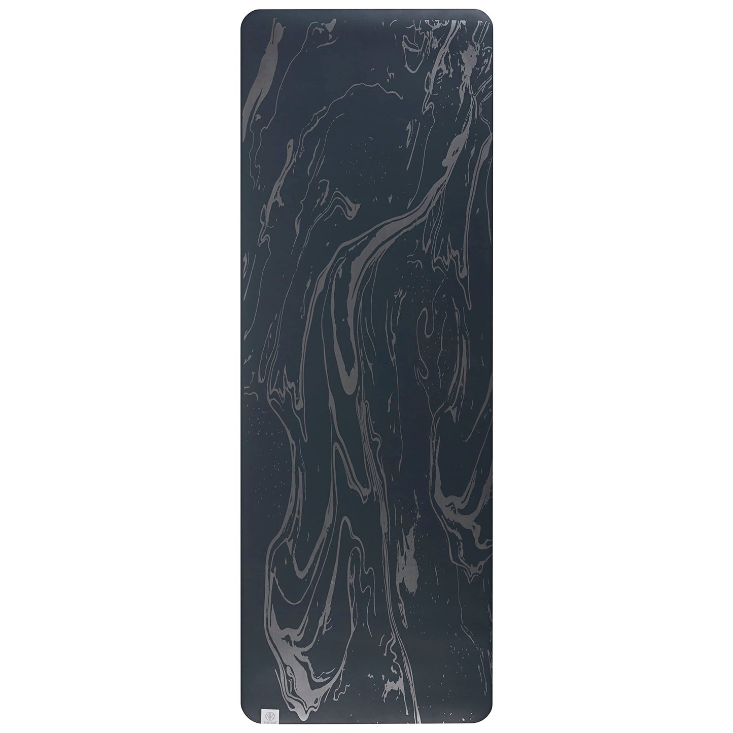 Gaiam Dry-Grip Yoga Mat - 5mm Thick Non-Slip Exercise & Fitness Mat for Standard or Hot Yoga, Pilates and Floor Workouts - Cushioned Support, Non-Slip Coat - 68 x 24 Inches